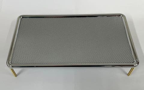 CHROME SPEAKER GRILL + OVAL SPEAKER - ASTON MARTIN DB4 DB5 DB6 JAG MK2 & UNIVERSAL