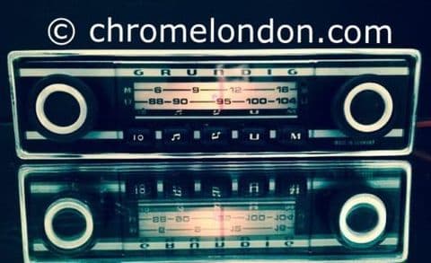 GRUNDIG WELTKLANG Compact Vintage Classic Car FM MW Radio +MP3