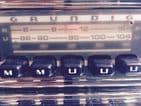 GRUNDIG WELTKLANG Vintage Chrome Classic Car FM MW Radio +MP3  ALFA SPIDER GTV FIAT 850 LANCIA