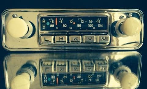 Ivory BLAUPUNKT DORTMUND Vintage Classic Car FM Radio MP3 MINT See Video 3 MONTH WARRANTY PORSCHE 356 ABC VW BUS BUG KARMANN GHIA JAGUAR ASTON DB MGB