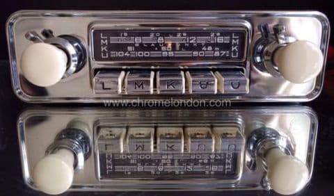 Ivory BLAUPUNKT DORTMUND Vintage Classic Car FM Radio MP3 MINT SeeVideo WARRANTY