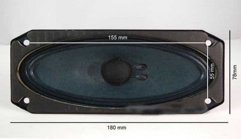 OVAL DASH LOUDSPEAKER 7''X3'' NEW - CITROEN DS ID