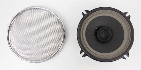 PAIR 2x LOUDSPEAKER AND CHROME GRILL / CASE NEW - PORSCHE 356 B T6 + C