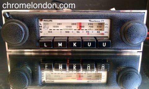 PHILIPS TOURISMO  Vintage Classic Car FM Radio +MP3  WARRANTY