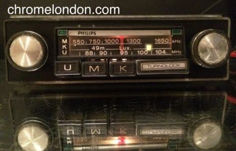 PHILIPS TURNOLOCK Vintage Classic Car FM Radio MP3 seeVideo LOTUS