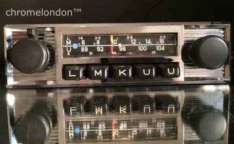 RARE BLAUPUNKT FRANKFURT Vintage Classic Car FM Radio +MP3 seeVideo