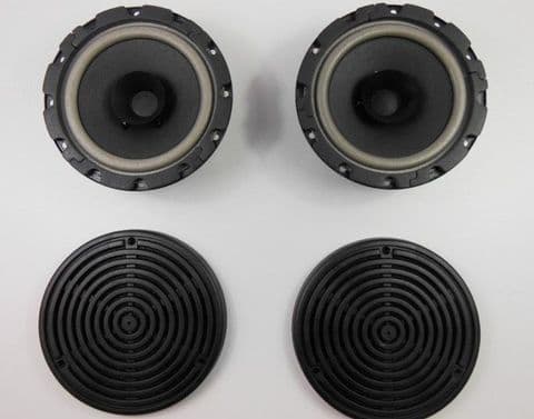 REAR SPEAKER SET AND GRILLS - MERCEDES W107SLC W116 W123