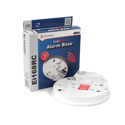 Aico EI168RC Mains RadioLINK Base With Rechargeable Battery To Suit EI140 Series