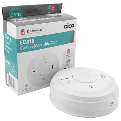 Aico EI3018 3000 Series Carbon Monoxide Alarm with Rechargeable Lithium Battery Backup
