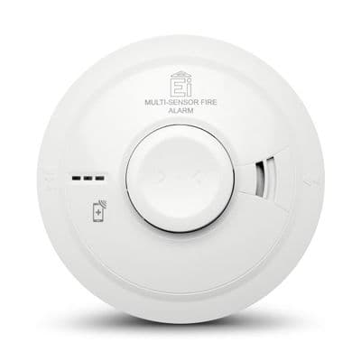 Aico EI3024EF Eco-fit Pack (10 Heads) 3000 Series Multi-Sensor Fire Alarm with Rechargeable Lithium Battery Backup