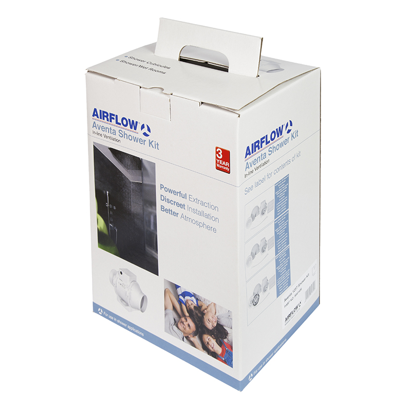 Airflow 9041406 Aventa AV125T Shower Kit 125mm