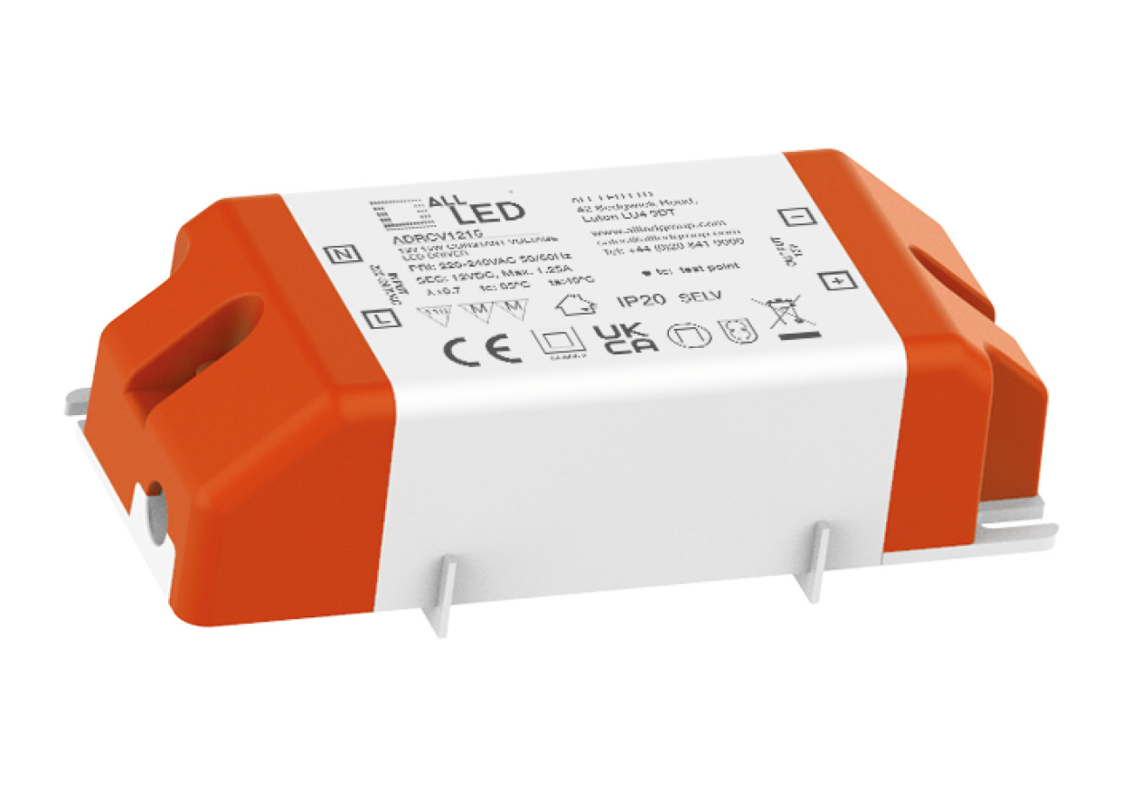 ALL LED ADRCV1215 Drive12 12V DC Constant Voltage LED Driver 15W