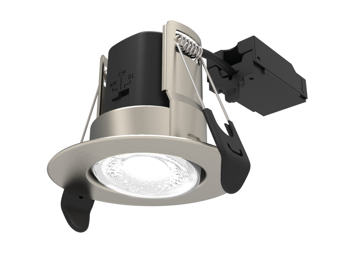 ALL LED AFD05/A/SN/CCT Atom Adjustable 5W IP65 CCT Dimmable LED Fire ...