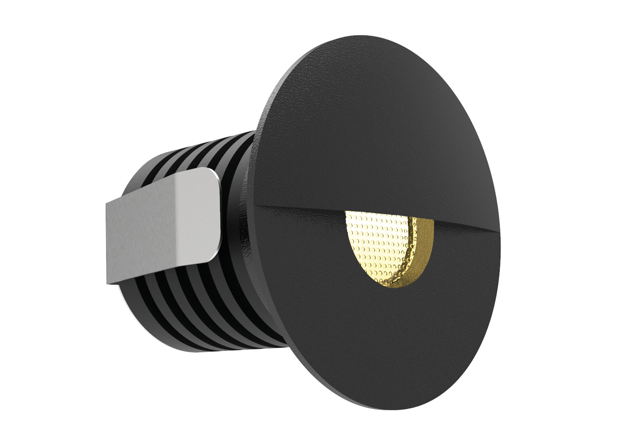 ALL LED ALRE032BZ/BLK Carbon Black Bezel for Dawn Eyelid Marker Light ...