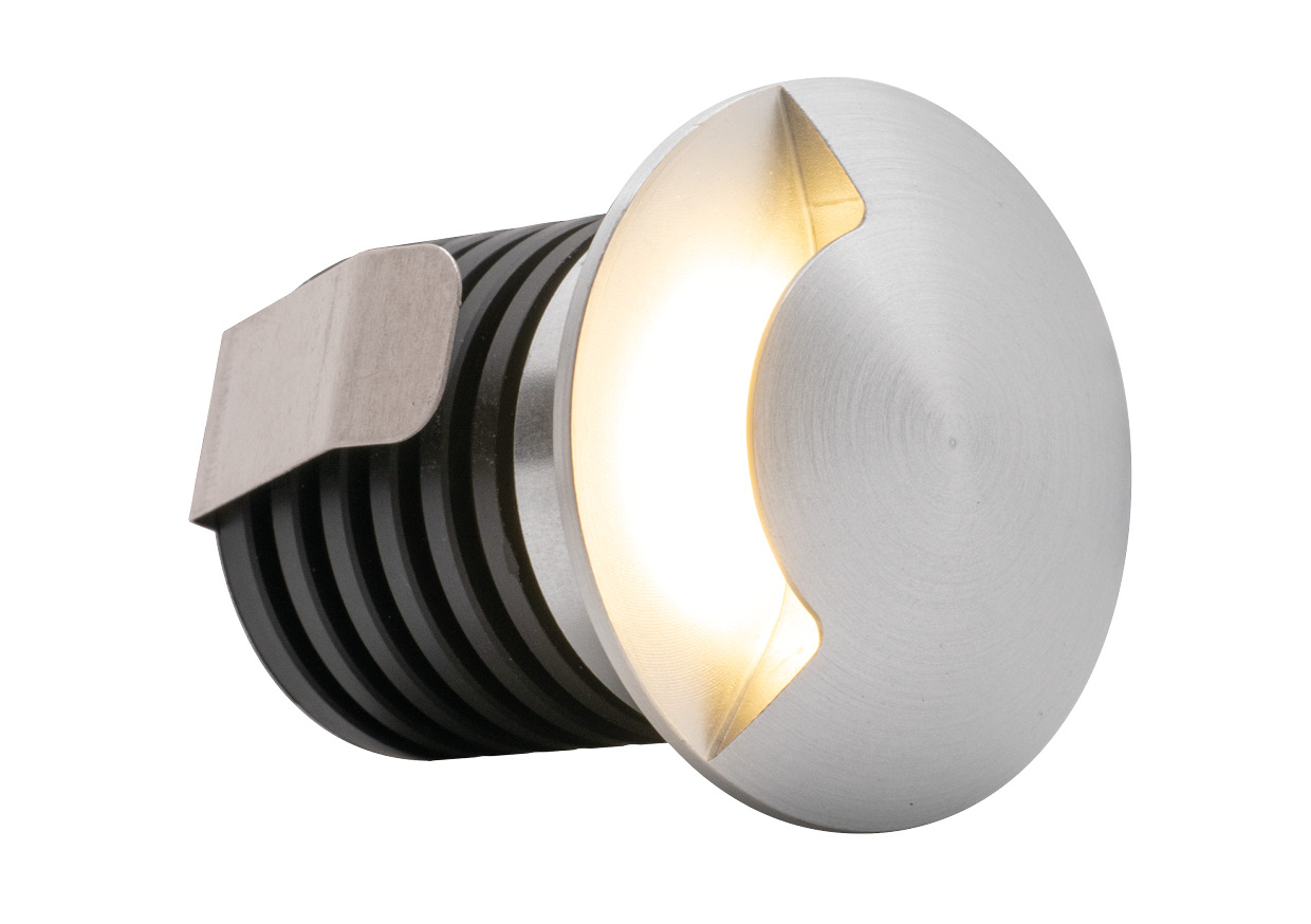 ALL LED APF032AL/01/30 Pathfinder 1W LED IP65 Low Level Matte Brushed ...