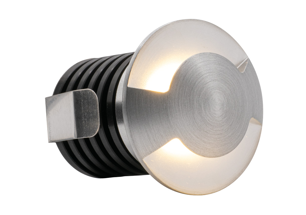 ALL LED APF032AL/02/30 Pathfinder 1W LED IP65 Low Level Matte Brushed ...