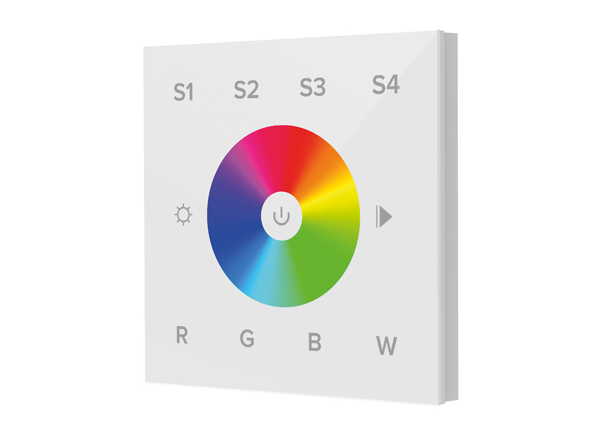 ALL LED ASC/DMX/WS1/W DMX StripMOD 1 Zone RGBW Wall Mounted Controller ...