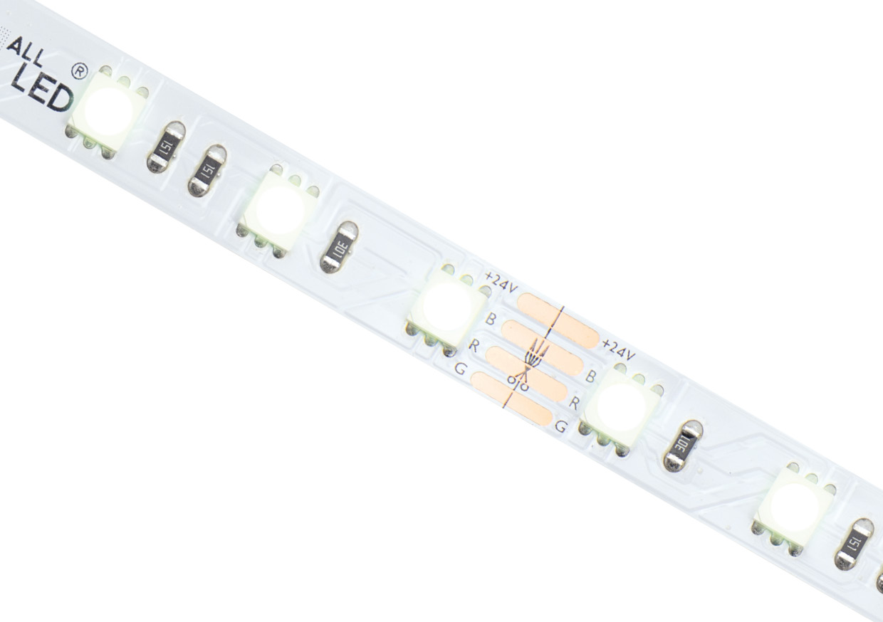 ALL LED AST0144IP/RGB Pro 14.4W IP65 LED Strip RGB LED Colour Changing Supplied in 30m Reels, or Cut to Length