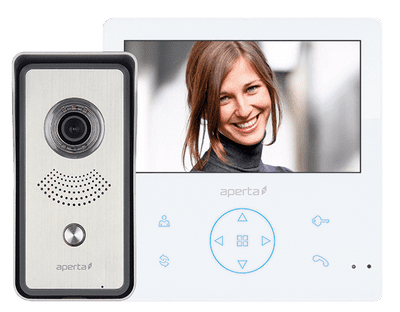 Aperta APKITG Video Door Entry Kit (White Gui Monitor)