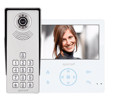 Aperta APKITKPG Video Door Kp Kit (White Gui Monitor)