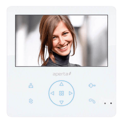 Aperta APMONWG Colour Video Door Entry Monitor (White)