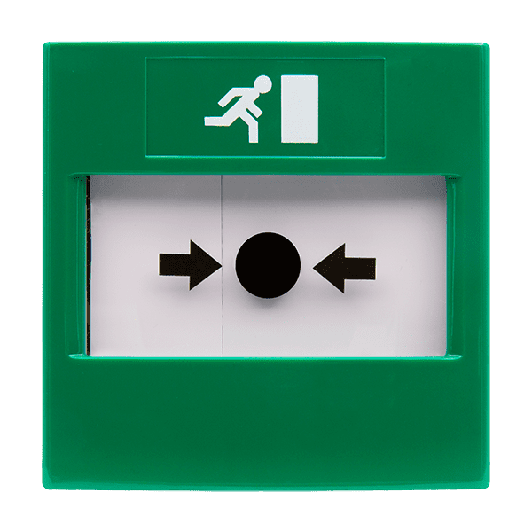 Aperta EVEBGEXT2 Aperta Dpdt Ip67 Surface Emergency Callpoint Green