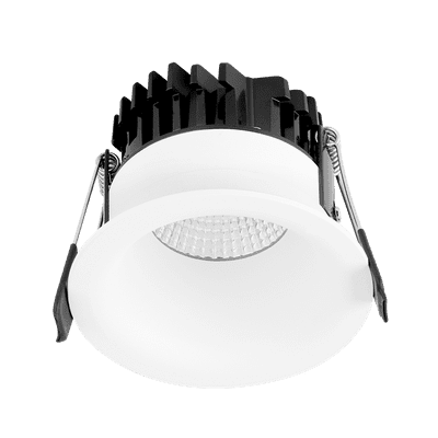 Aurora EN-DLB101D/30 10W IP44 Fixed 10mm Baffle Dim Downlight 3000K