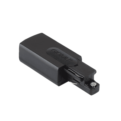 Aurora GB12-2 250V Global Live End Connector Right Hand Single Circuit Track Black