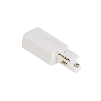 Aurora GB12-3 250V Global Live End Connector Right Hand Single Circuit Track White