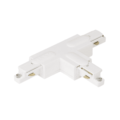 Aurora GB36-3 250V Global T Connector Right Outside Polarity Single Circuit Track White