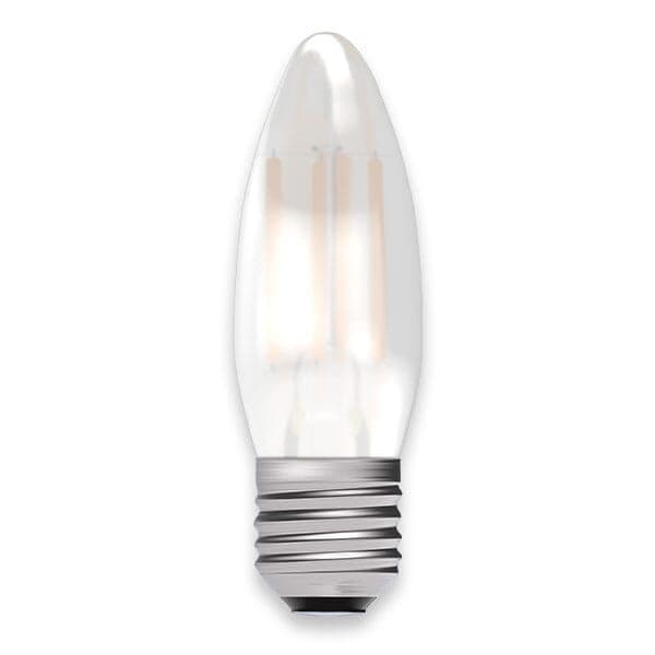 Bell Lighting 60709 3 3W LED Filament Satin Candle ES 2700K