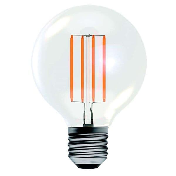 Bell Lighting 60790 3 3W LED Filament Globe Clear Dimmable ES 2700K