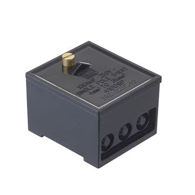 BG Electrical 4100SP 3 Way Single Pole Connector Block 100A