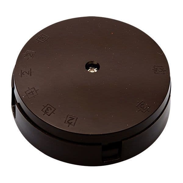 BG Electrical 604 20A 80mm 4 Way Junction Box with Selective Entry