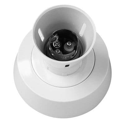 BG Electrical 763 Bayonet Cap (BC) Batten holder White T2 Rated