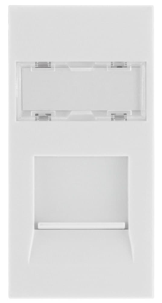 BG Electrical EMRJ45C6W Euro Module Data Module Insert RJ45 Cat6 IDC