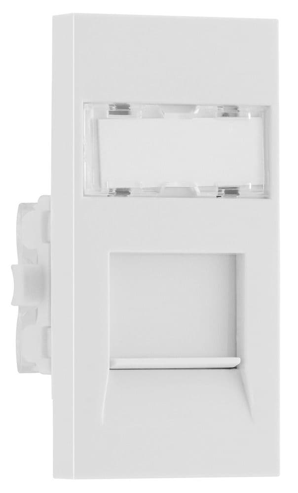 BG Electrical EMRJ45C6W Euro Module Data Module Insert RJ45 Cat6 IDC