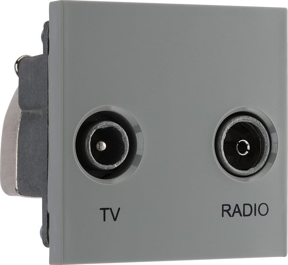 Euro Module Inserts BG Electrical EMTVFMG Euro Module TV And Radio Insert Module TV IEC ...