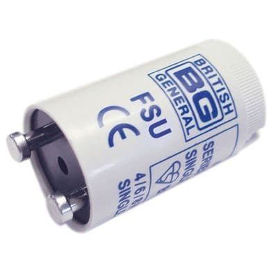 BG Electrical FSU Fluorescent Starter 4-80W Fluorescent Tubes 240-250V