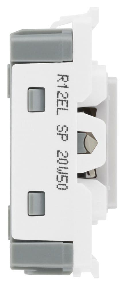 BG Electrical R12EL Grid 20AX Secret Key Switch Module 2 Way SP ...