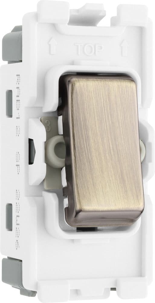 BG Electrical RAB12 Grid 20AX Switch 1W SP