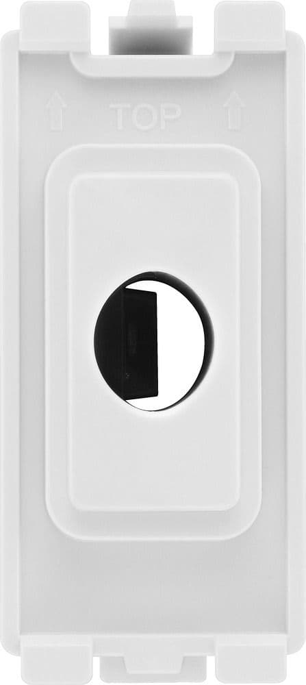 BG Electrical RFLEX Grid Flex Outlet Module Up To 10mm White