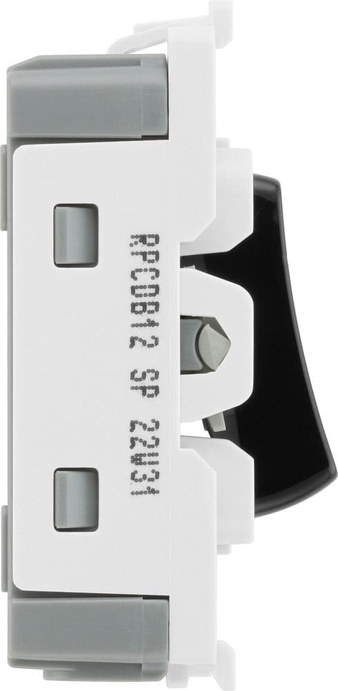 BG Evolve RPCDB12 Grid 20AX Switch Module 2 Way Single Pole Black