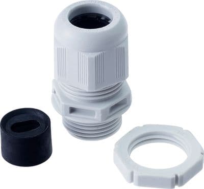 BG Fortress CPRGPF20S Grey Plastic Gland Kit for 1mm-1.5mm Flat Cable