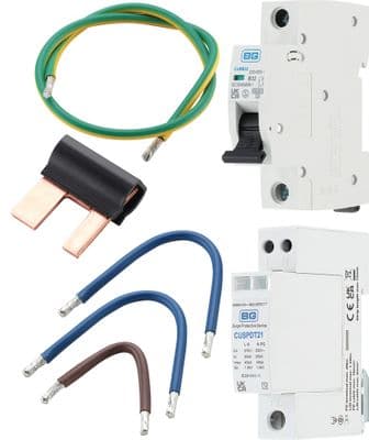 BG Fortress CUA08 Type 2 40kA Surge Protection Wiring Kit