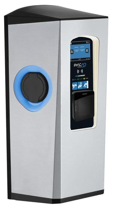 BG SyncEV EVPCWSM211BGRP Wall Mounted with 4G MID Meter & Payment ...
