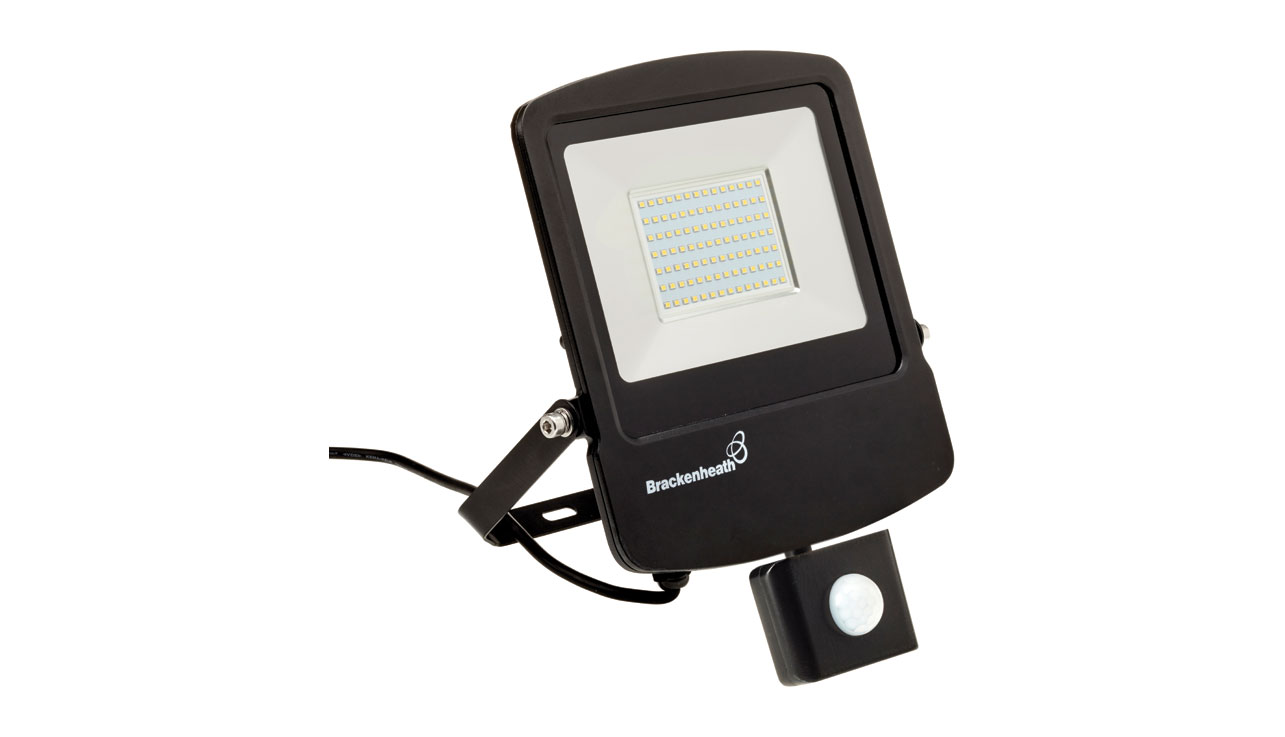 Brackenheath N6047 70W 4000K IP65 REX Slim Floodlight with PIR 220-240V