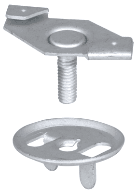 Britclips AC25 M6 x 16 25mm T Bar Twist On Clip (Pack of 25)