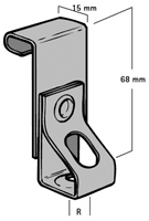 Britclips HPC8MT Purlin M8 Threaded Rod Hanger Clip EM57420815 (100 Pack)