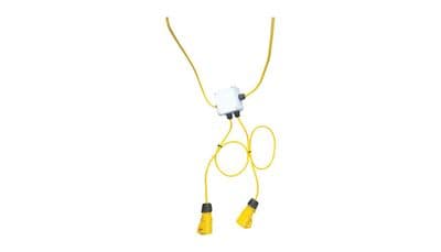 Briticent BI2121 Dual Power Drop 100M 10x16A Festoon Cable